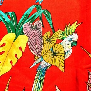 Vintage Tropical Fabric 3 Yards